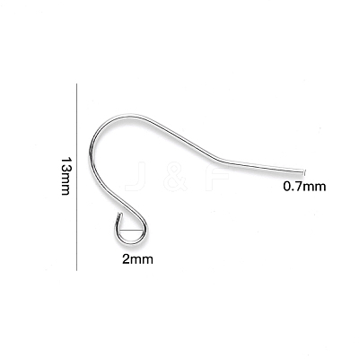 Tarnish Resistant 304 Stainless Steel Earring Hooks STAS-S111-009-1