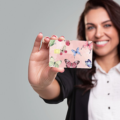 PVC Plastic Waterproof Card Stickers DIY-WH0432-033-1