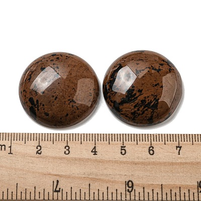 Natural Mahogany Obsidian Cabochons G-C115-02B-15-1