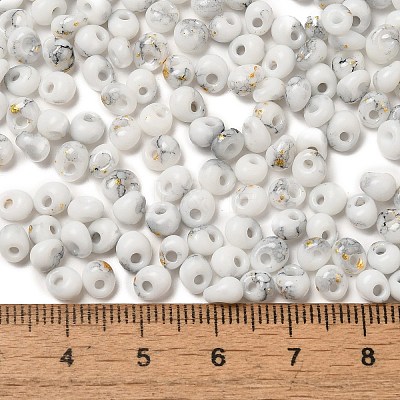 Baking Paint Glass Seed Beads SEED-F006-01A-09-1