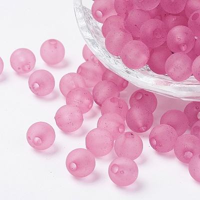 Transparent Acrylic Beads X-PL704-C28-1