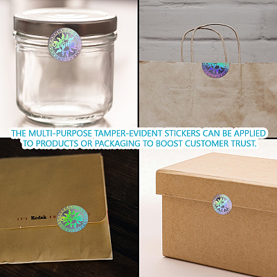 PET Waterproof Self Adhesive Laser Sticker STIC-WH0028-005-1