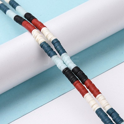 Handmade Polymer Clay Bead Strands CLAY-C003-05J-1