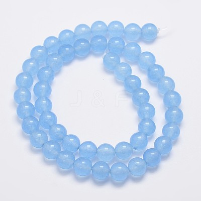 Natural & Dyed Malaysia Jade Bead Strands X-G-A146-8mm-A20-1