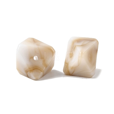 Opaque Acrylic Beads OACR-D320-02F-1