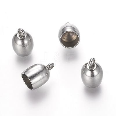Tarnish Resistant 304 Stainless Steel Cord Ends STAS-E136-63-1