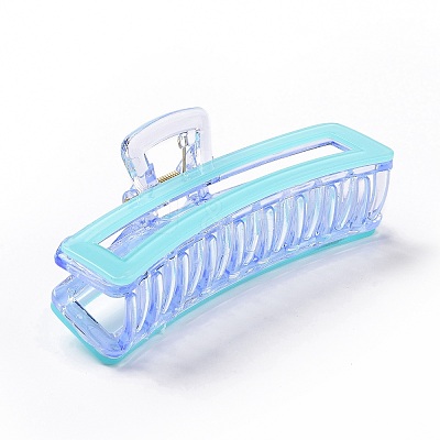 Rectangle PVC Big Claw Hair Clips PW23031370735-1