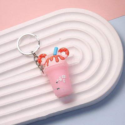Milk Tea PVC Bag Keychain PW-WG2786B-03-1
