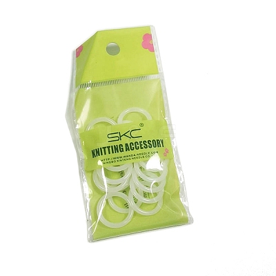 PE Plastic Locking Stitch Marker Rings DIY Knitting Tools Crochet Accessories PW22071309580-1