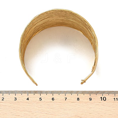 304 Stainless Steel Cuff Bangles for Women BJEW-Z096-02G-1