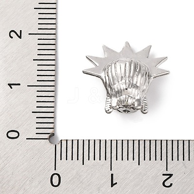 Rack Plating Brass with Cubic Zirconia Beads KK-S406-13P-1