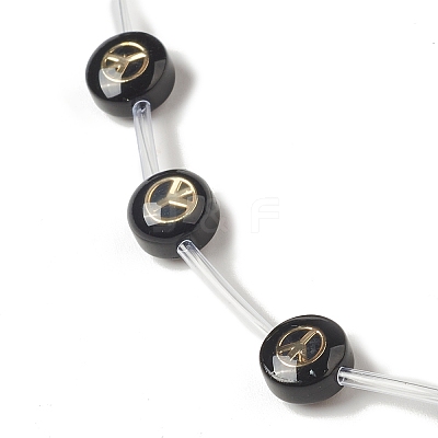 Handmade Lampwork Beads Strands LAMP-F028-01E-1
