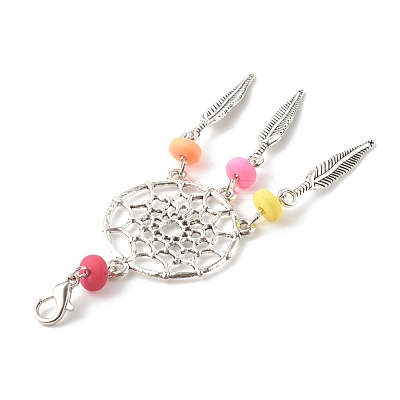 Tibetan Style Alloy Big Pendants HJEW-JM00497-02-1