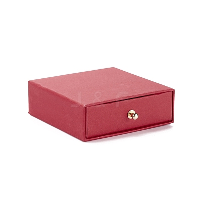 Square Paper Drawer Jewelry Set Box CON-C011-03A-02-1