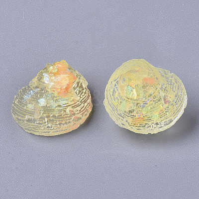 Transparent Epoxy Resin Cabochons LS-CRES-T020-02D-1