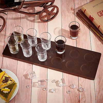 Bamboo 12 Tray Wine Glass Holder DIY-WH0430-912B-1