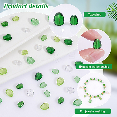 40pcs 8 style Imitation Austrian Crystal Beads SWAR-GA0001-02-1