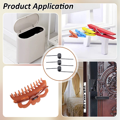 30Pcs 304 Stainless Steel Torsion Spring FIND-BC0014-16E-1