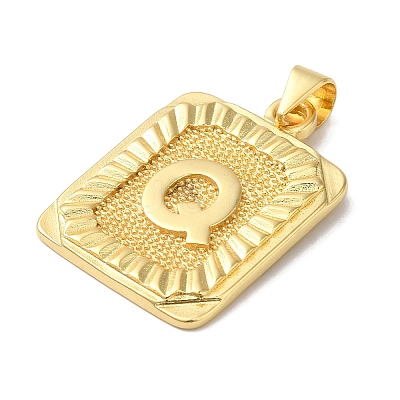 Rack Plating Brass Pendants KK-B092-42G-Q-1