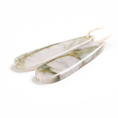 Natural Xiuyan Jade Pendants G-G827-03B-1