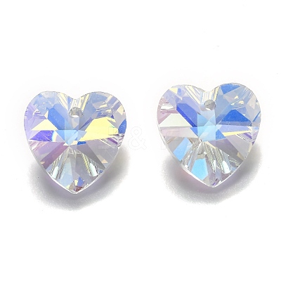 Romantic Valentines Ideas Glass Charms X-G030V10mm-42-1