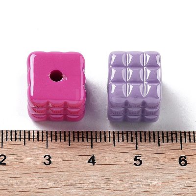 Opaque Acrylic Beads OACR-Z017-07A-1