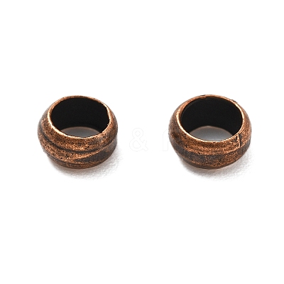 Brass Crimp Beads KK-S509-01RC-02-1