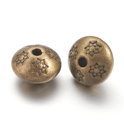 Tibetan Style Spacer Beads X-TIBEB-A101657-AB-FF-1