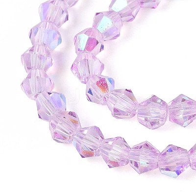 Transparent Glass Beads Strands EGLA-N021-4mm-04-1