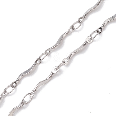 304 Stainless Steel Slider Necklace Makings AJEW-JB01261-01-1