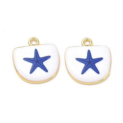 Printed Brass Pendants KK-CBAF9BC-04G-01-1