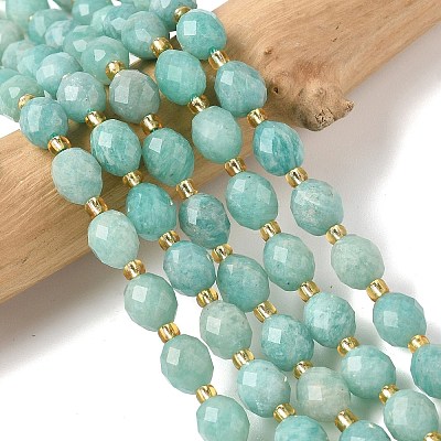 Natural Amazonite Beads Strands G-F809-A33-01-1