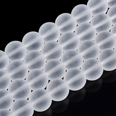 Transparent Glass Beads Strands LS-GLAA-T032-T10mm-MD13-1