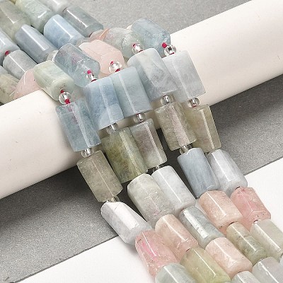 Natural Morganite Beads Strands G-N327-06-03-1