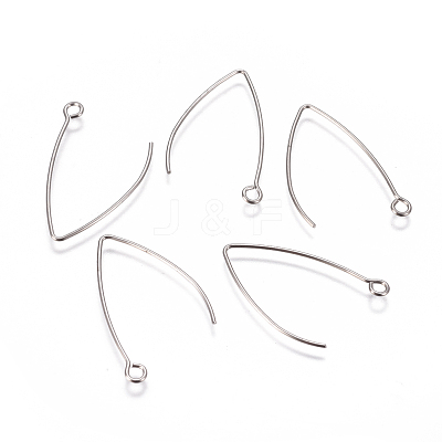 Tarnish Resistant 304 Stainless Steel Earring Hooks STAS-F227-26A-P-1