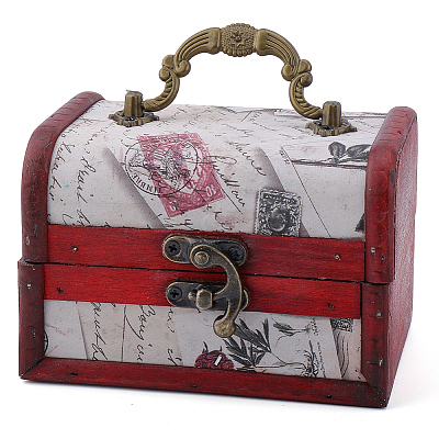 1Pc Wooden Portable Storage Boxes CON-CL0001-05A-1