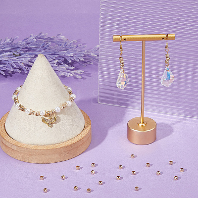 60Pcs Eco-Friendly Brass Beads KK-DC0005-08-1