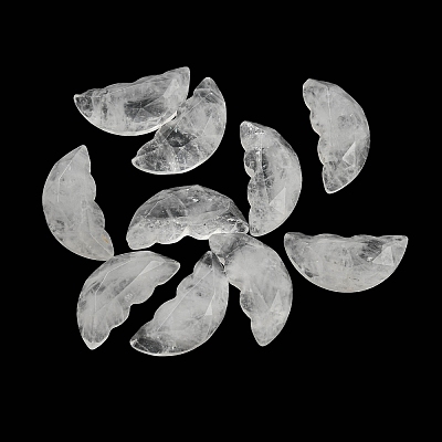 Natural Quartz Crystal Butterfly Wing Cabochons G-D078-02F-1