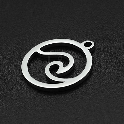 Non-Tarnish 201 Stainless Steel Charms STAS-N090-LA002-1