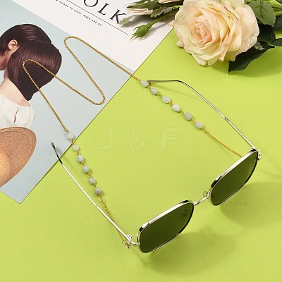 304 Stainless Steel Eyeglasses Chains AJEW-EH00256-01-1