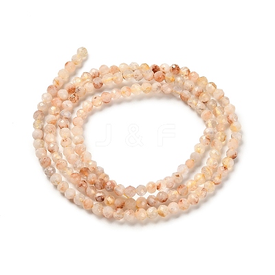 Heated Natural Citrine Beads Strands G-RM2025-05B-2mm-1