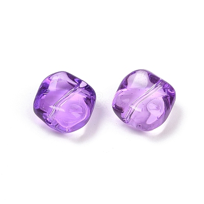 Transparent Glass Beads DGLA-E004-08L-1