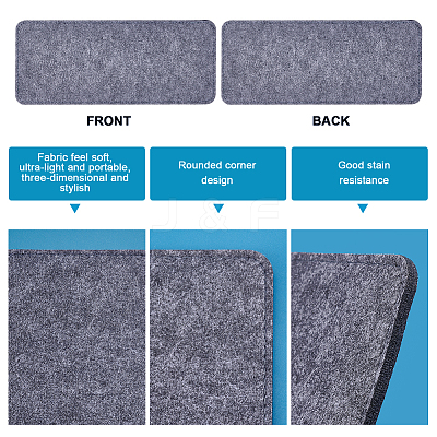 Rectangle Felt Bag Bottom FIND-WH0081-72C-1