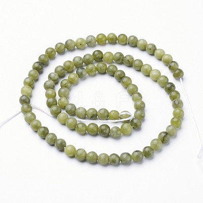 Natural Taiwan Jade Beads Strands X-GSR4MMC032-1