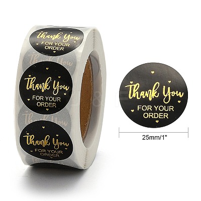 1 Inch Thank You Stickers DIY-P005-D01-1