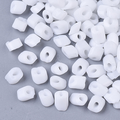 6/0 Baking Paint Glass Seed Beads SEED-S034-A15-1