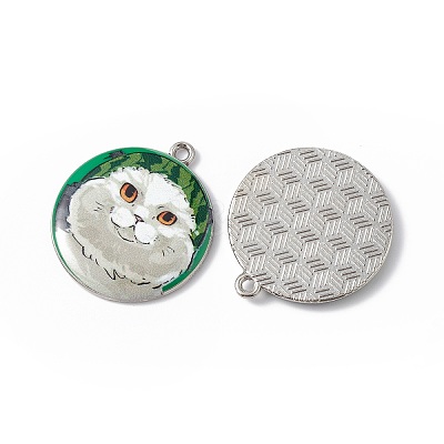 Printed Alloy Pendants ENAM-P246-03P-06-1