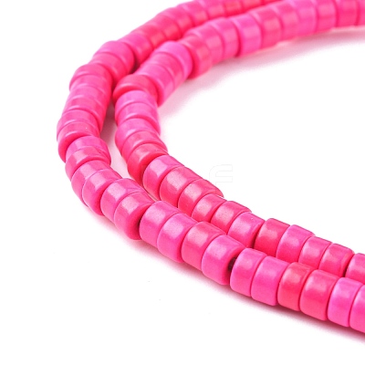 Synthetic Turquoise Beads Strands TURQ-G110-4x2mm-04-1