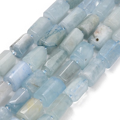 Natural Aquamarine Beads Strands GG-CBA7621-A01-01-1