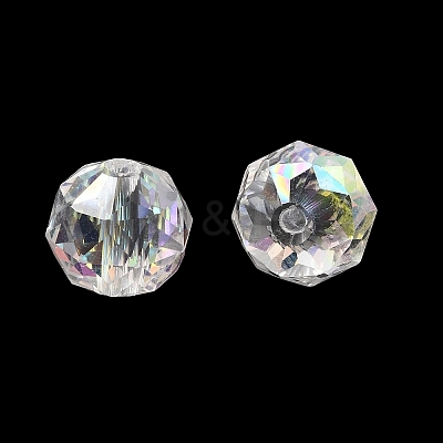 Electroplate Transparent Round Glass Beads GL-CBA6A73-AB03-1